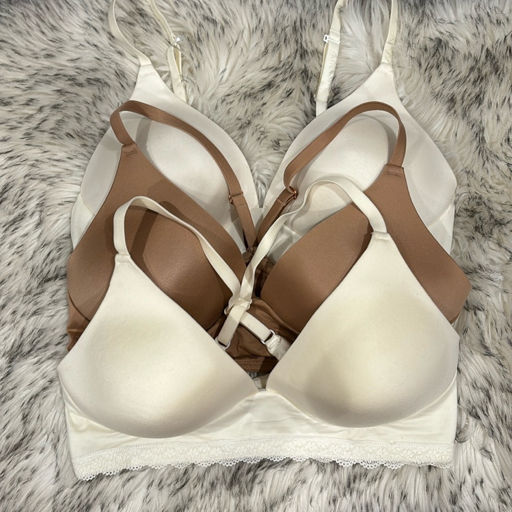 3 BODY NATURALS Bralette Bundle